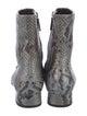 Gucci Snakeskin Animal Print Boots