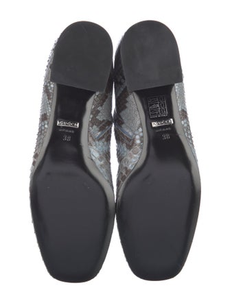 Gucci Snakeskin Animal Print Boots