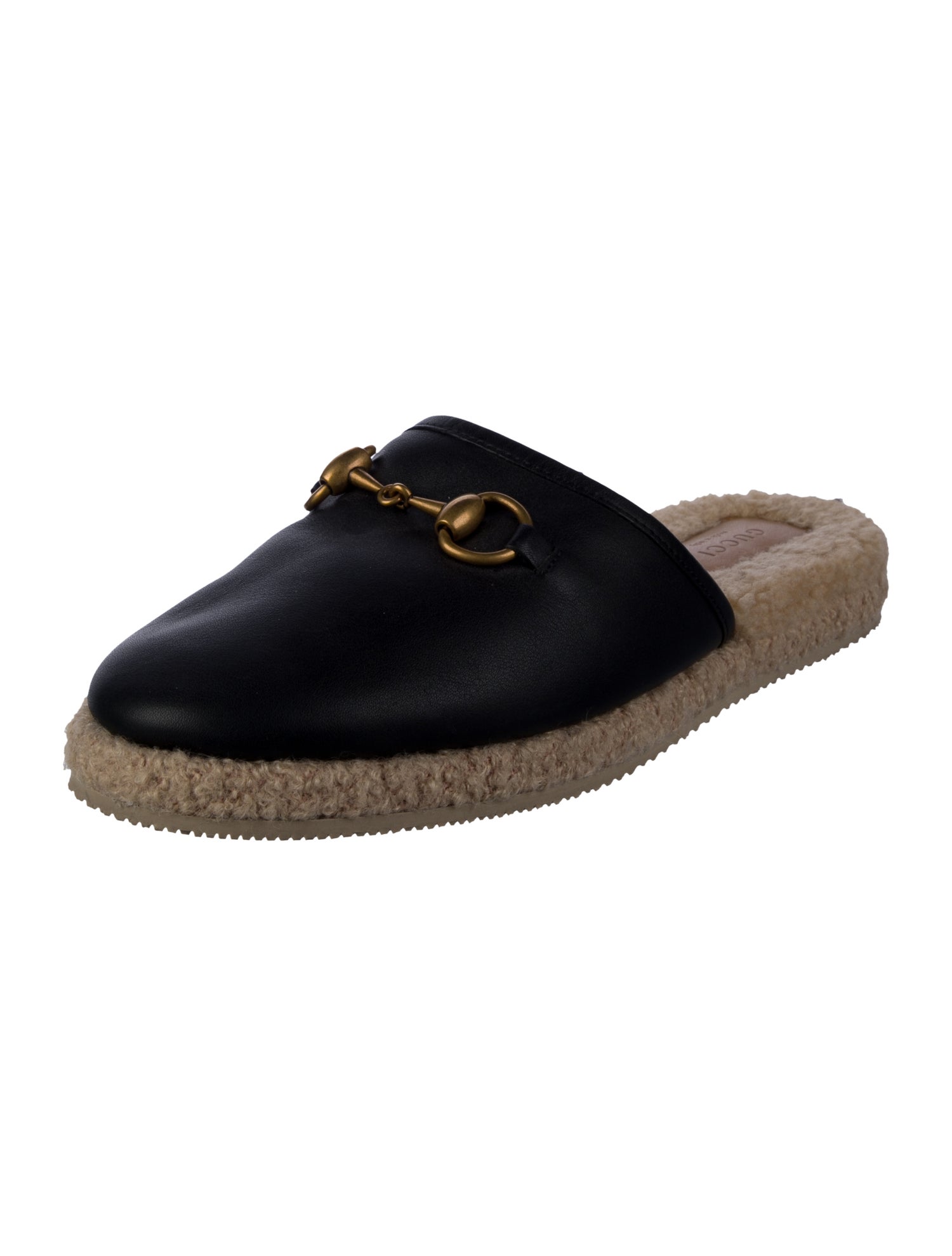 Gucci Horsebit Accent Leather Mules