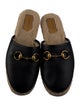 Gucci Horsebit Accent Leather Mules