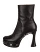 Gucci GG Logo Leather Boots