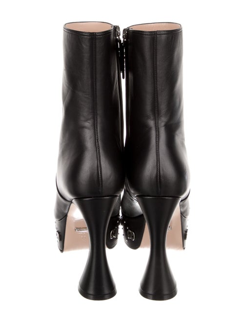 Gucci GG Logo Leather Boots