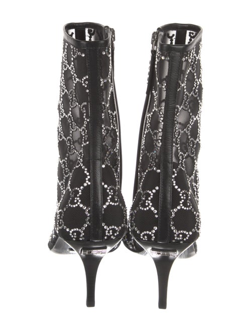 Gucci Mesh Printed Boots