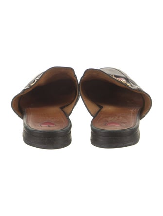 Gucci Horsebit Accent Leather Mules