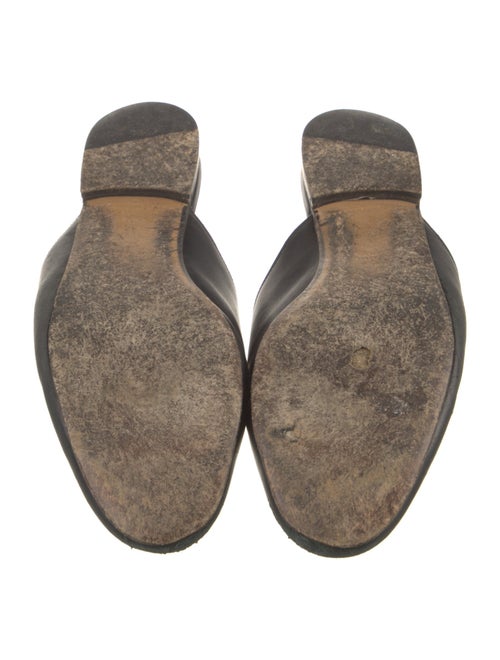 Gucci Horsebit Accent Leather Mules