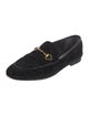Gucci Horsebit Accent Velvet Loafers