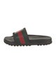 Gucci Web Accent Rubber Slides