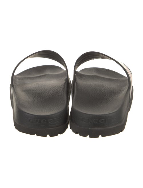 Gucci Web Accent Rubber Slides