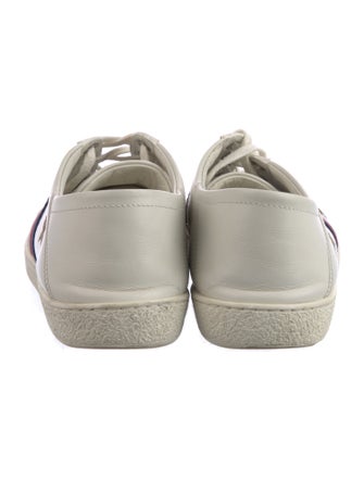 Gucci Sylvie Web Accent Leather Sneakers