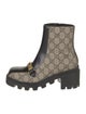 Gucci Printed Combat Boots