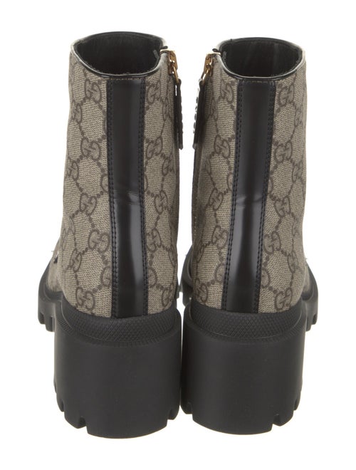 Gucci Printed Combat Boots