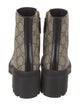 Gucci Printed Combat Boots