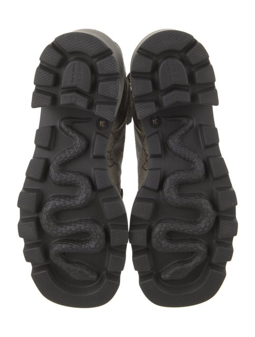 Gucci Printed Combat Boots