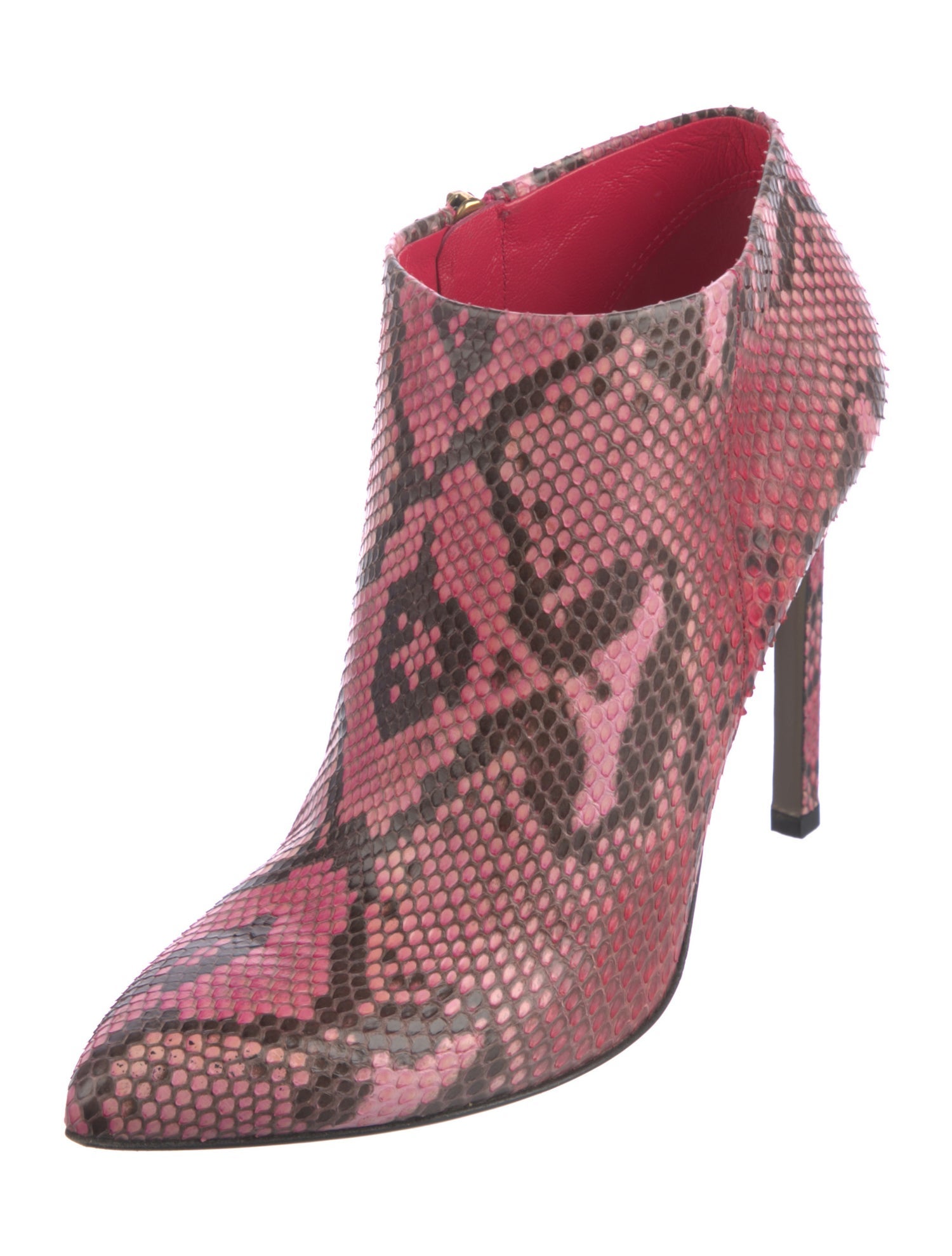 Gucci Snakeskin Animal Print Boots
