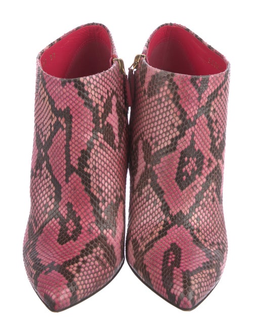 Gucci Snakeskin Animal Print Boots