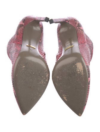 Gucci Snakeskin Animal Print Boots