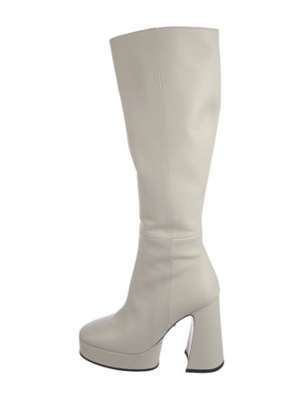 Gucci Interlocking G Logo Leather Boots