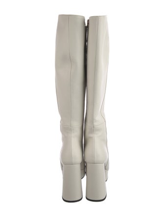 Gucci Interlocking G Logo Leather Boots