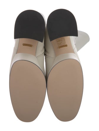 Gucci Interlocking G Logo Leather Boots