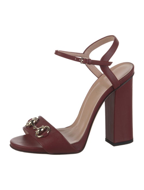 Gucci Horsebit Accent Leather Sandals