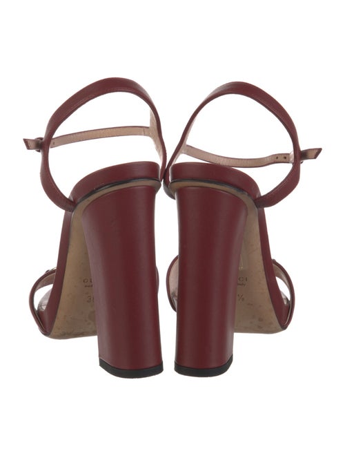Gucci Horsebit Accent Leather Sandals