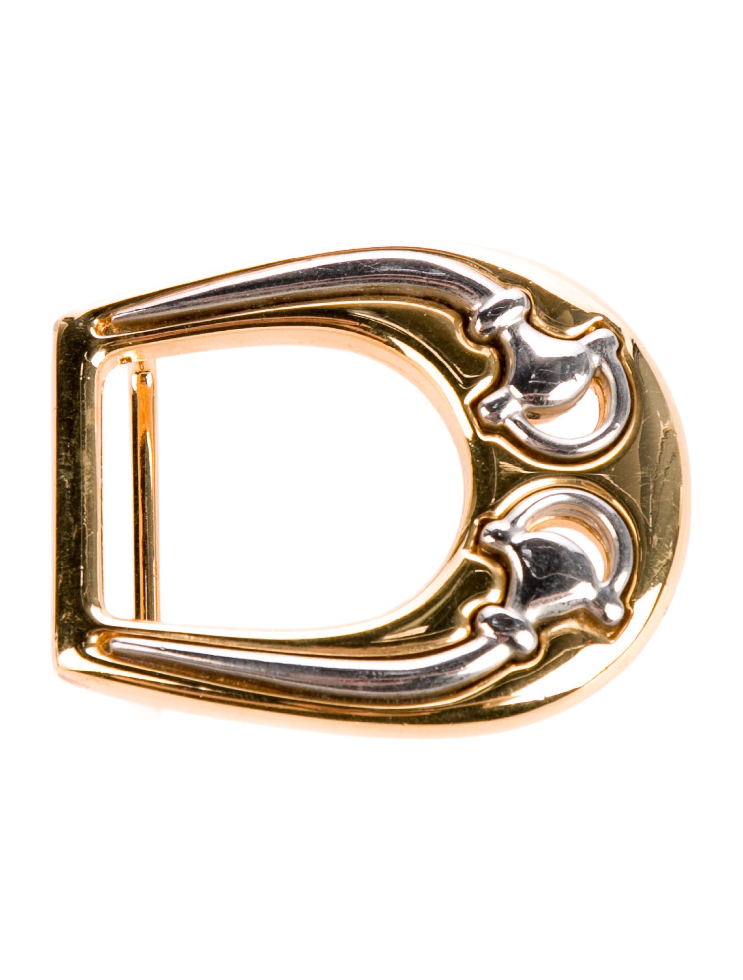Gucci Gold Tone Belt Buckle