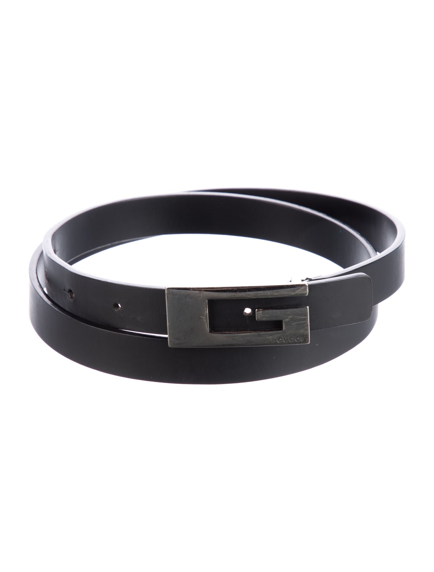 Gucci Skinny Leather Belt
