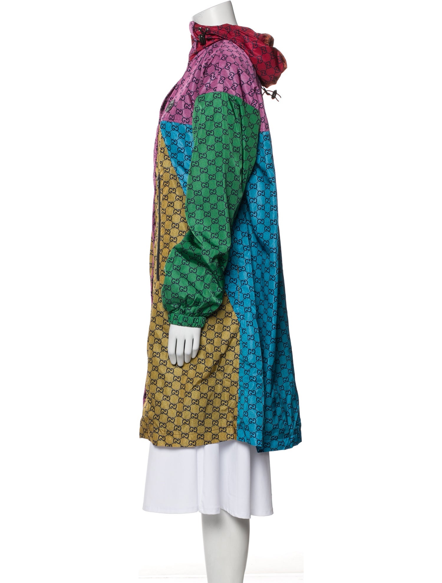 Gucci Printed Faux Fur Jacket