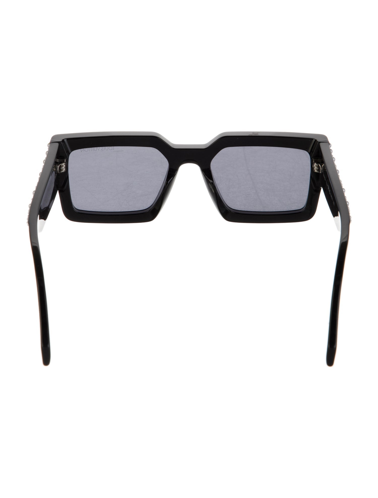 Louis Vuitton Faux Pearl Accents Square Sunglasses