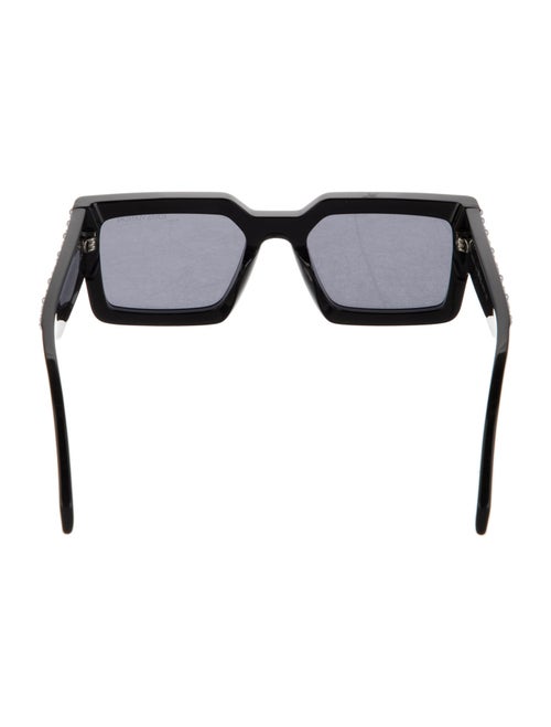 Louis Vuitton Faux Pearl Accents Square Sunglasses