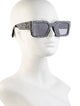 Louis Vuitton Faux Pearl Accents Square Sunglasses