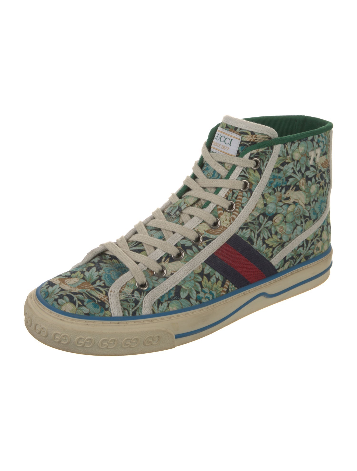 Gucci Sylvie Web Accent Canvas Sneakers