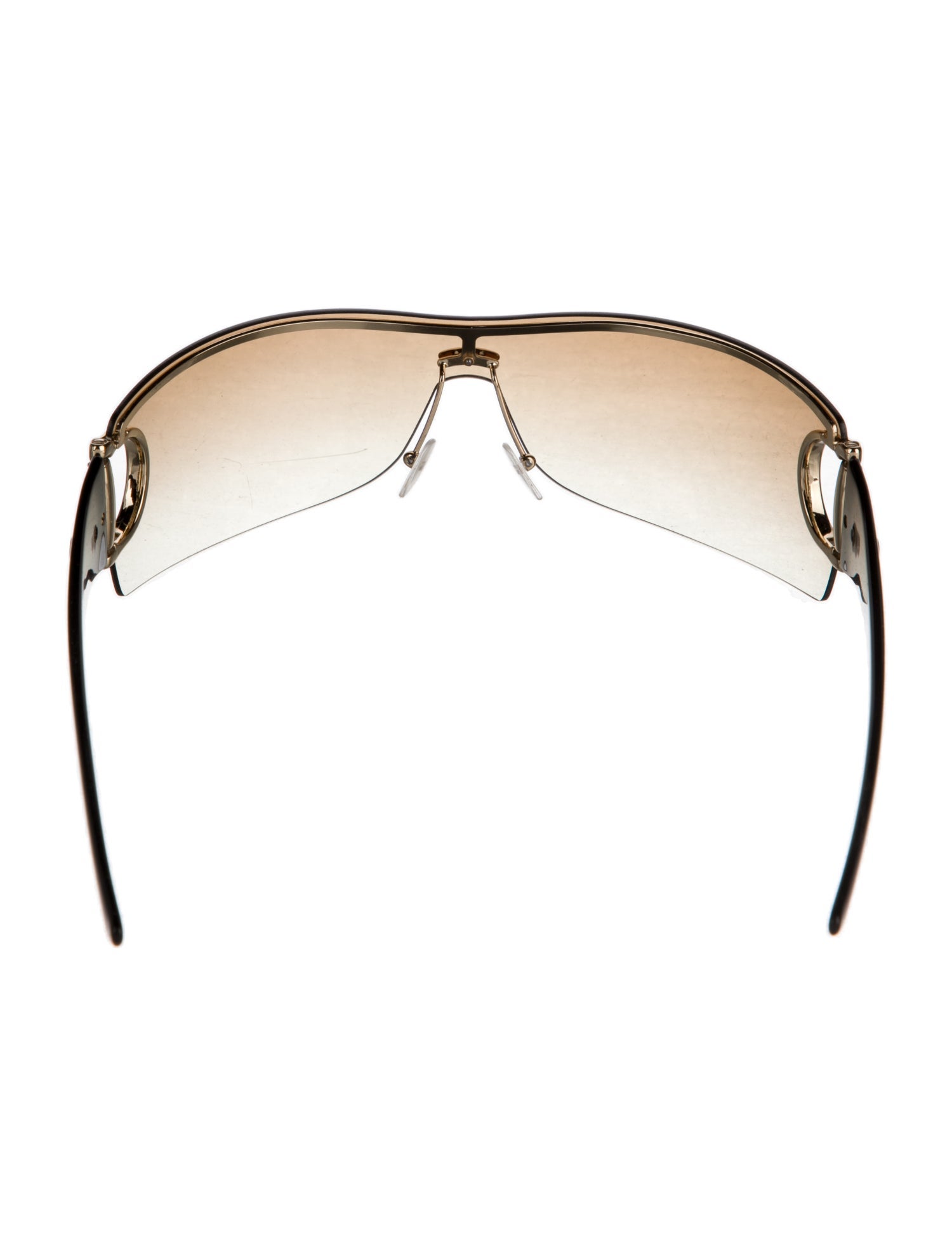Gucci Hasler Horsebit Accent Shield Sunglasses