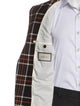 Gucci Wool Plaid Print Sport Coat