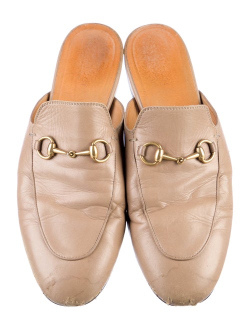 Gucci Horsebit Accent Leather Mules