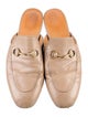 Gucci Horsebit Accent Leather Mules