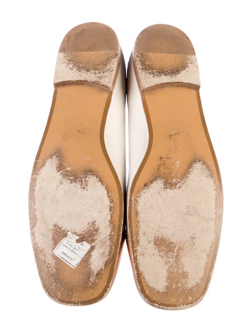 Gucci Flora Print Leather Ballet Flats