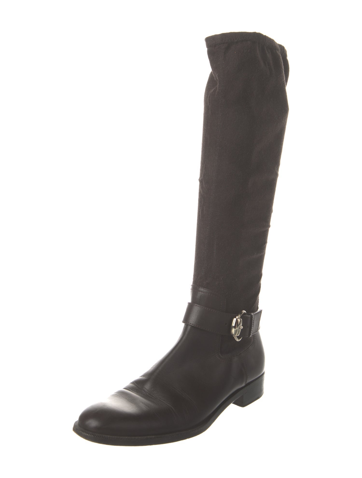 Gucci Leather Riding Boots