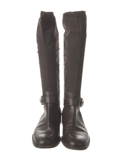 Gucci Leather Riding Boots