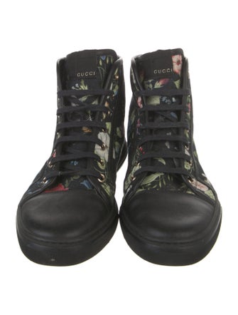 Gucci Flora Knight Print Canvas Sneakers