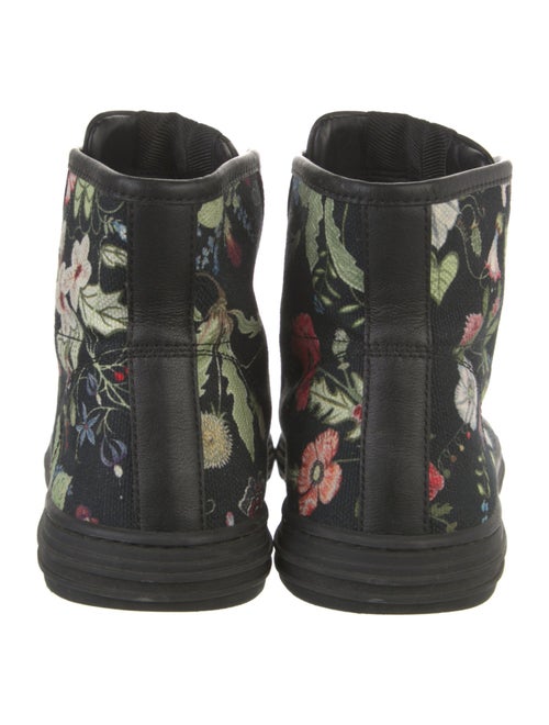 Gucci Flora Knight Print Canvas Sneakers