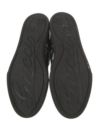 Gucci Flora Knight Print Canvas Sneakers