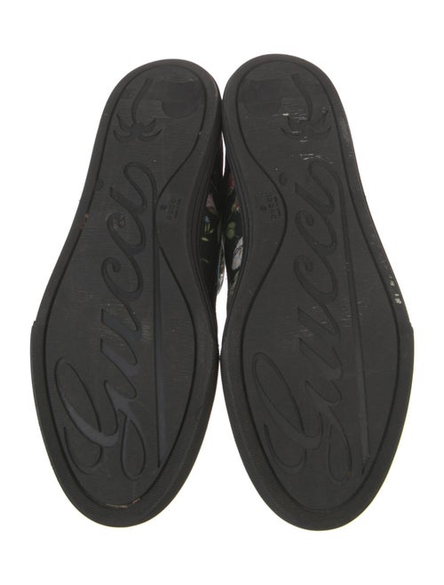 Gucci Flora Knight Print Canvas Sneakers