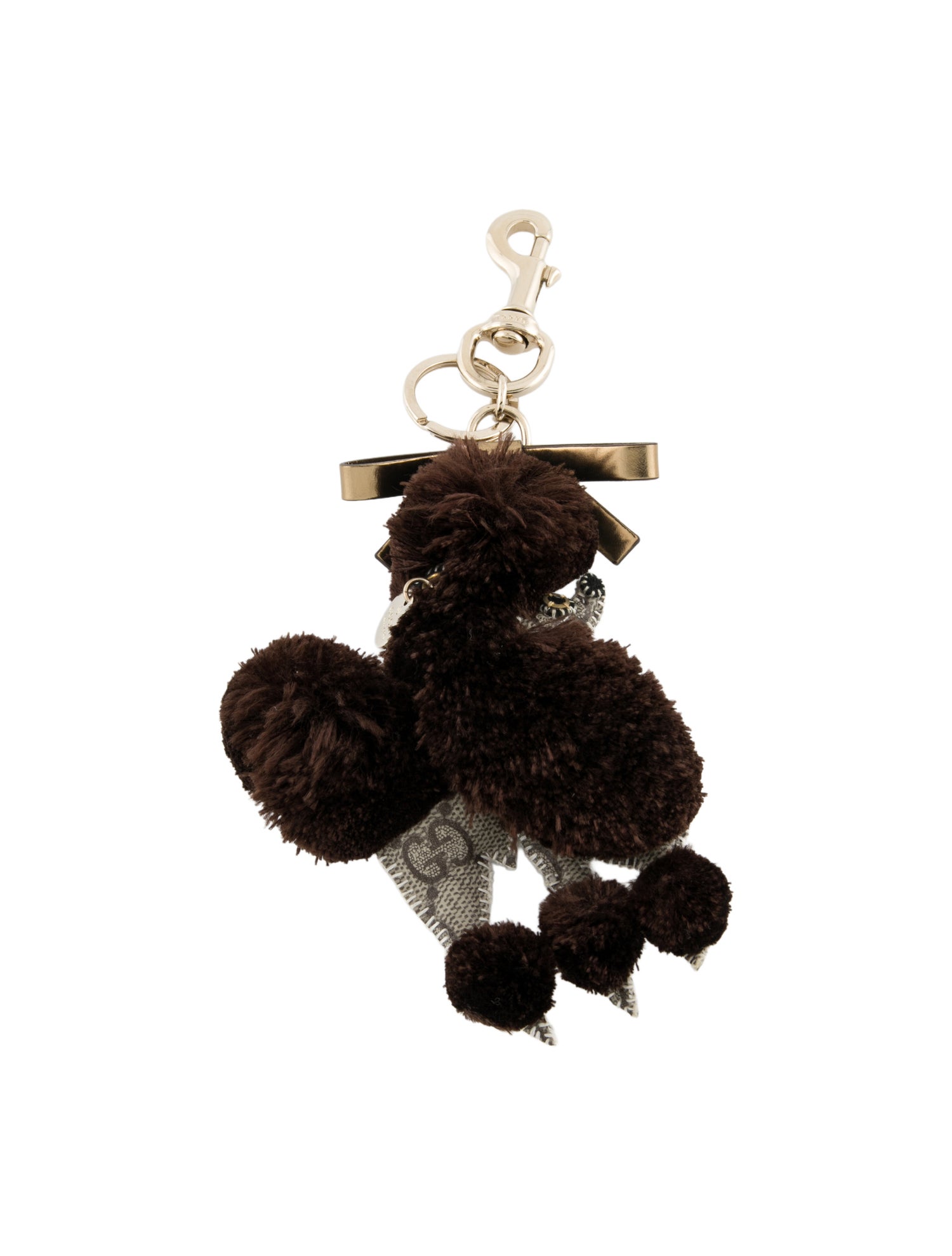 Gucci GG Supreme Poodle Keychain