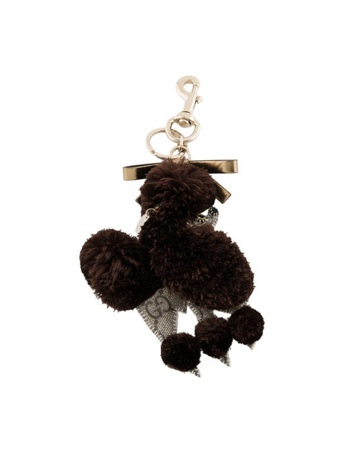 Gucci GG Supreme Poodle Keychain