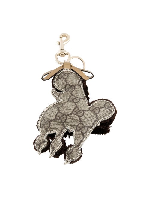 Gucci GG Supreme Poodle Keychain