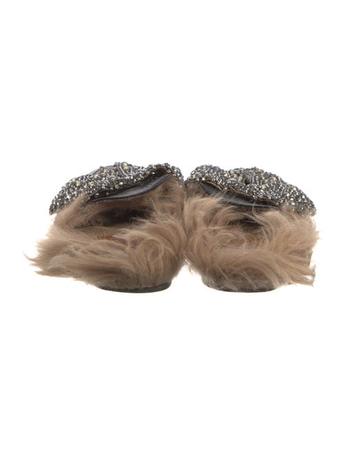 Gucci Leather Bow Accents Mules