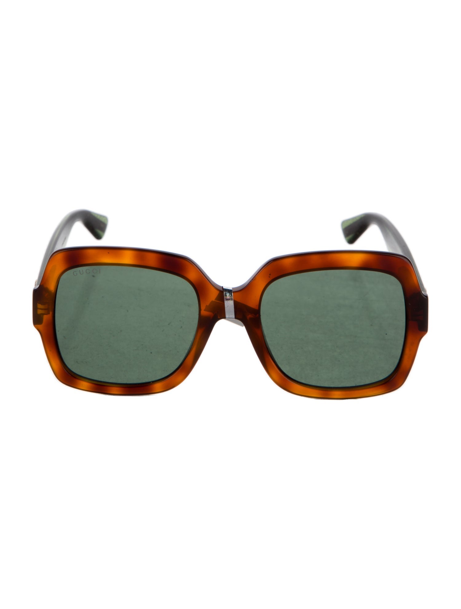 Gucci Web Accent Square Sunglasses