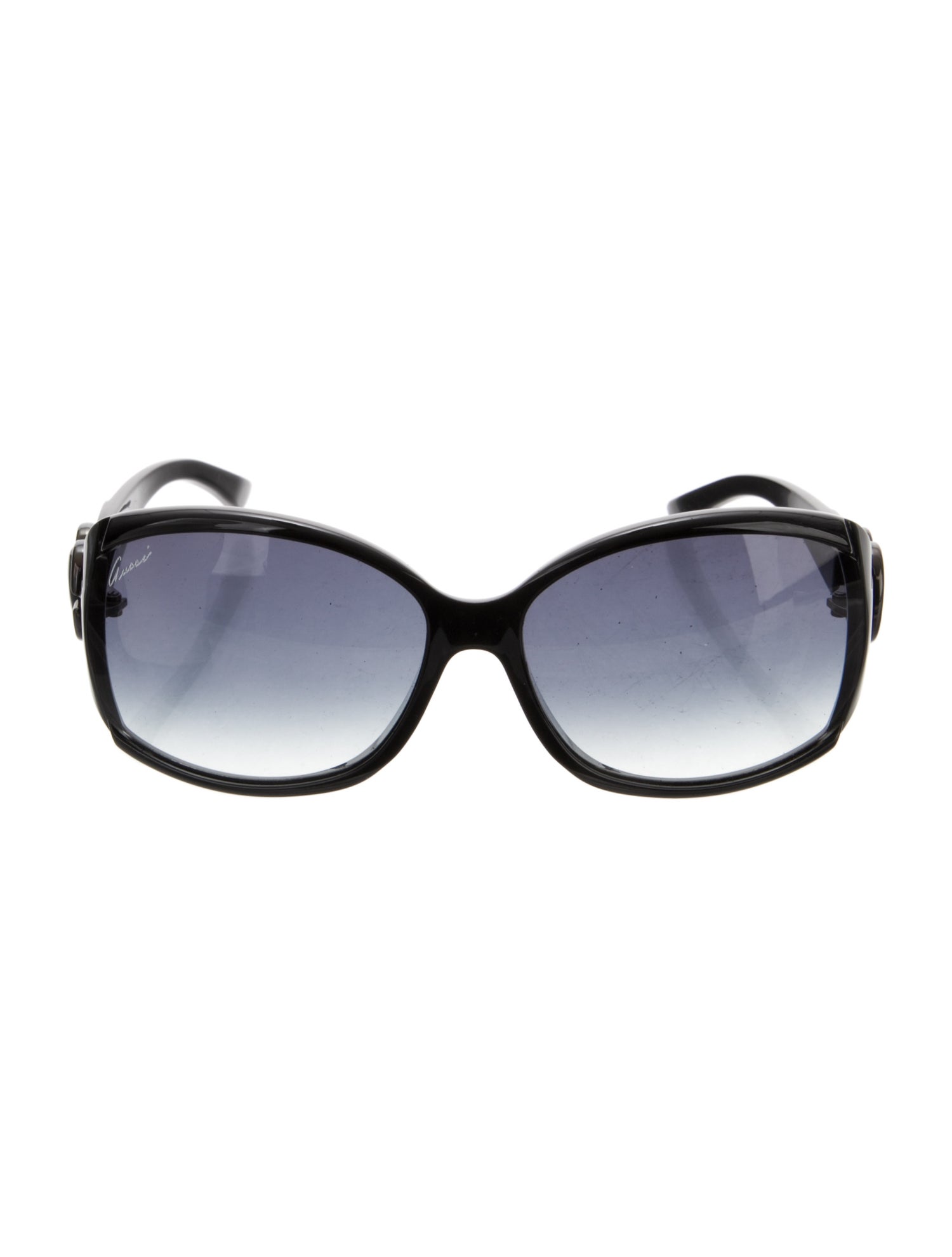 Gucci Interlocking G Logo Shield Sunglasses