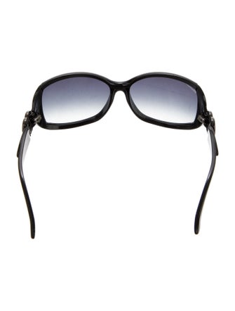 Gucci Interlocking G Logo Shield Sunglasses